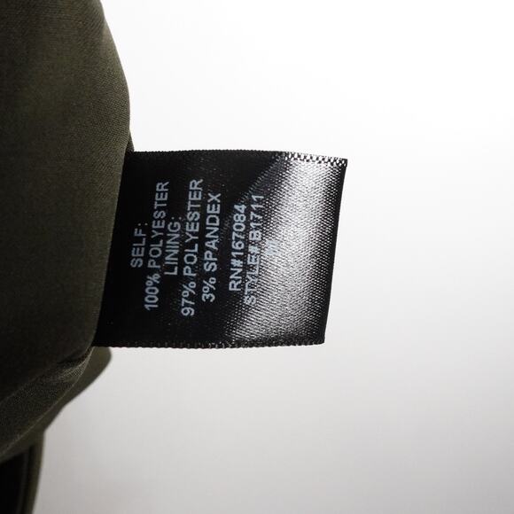 New Tuckernuck Women's Medium Olive Green Ariella Mini Dress Short Sleeve 230330 - Picture 7 of 11